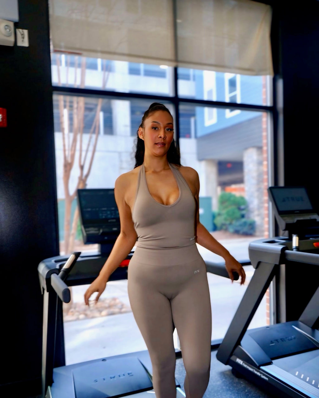 Coffee Cream Halter Top